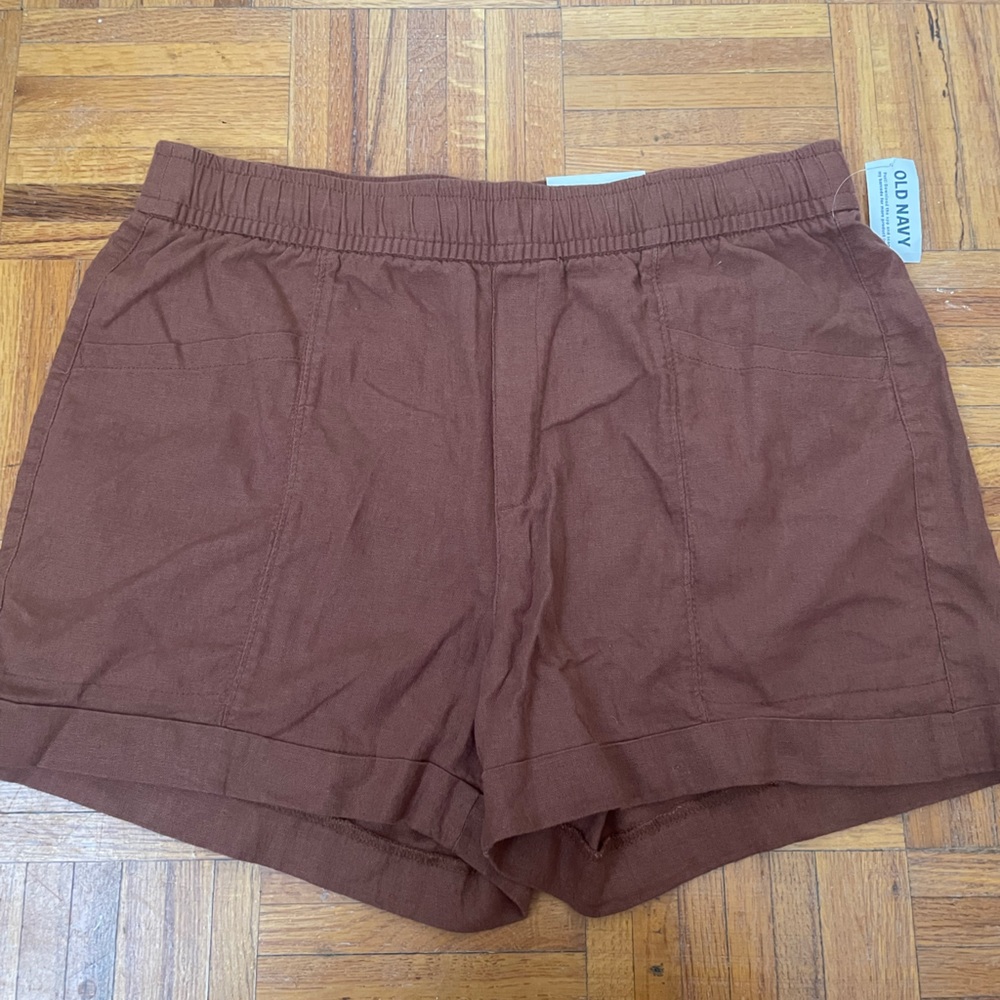 old navy linen shorts